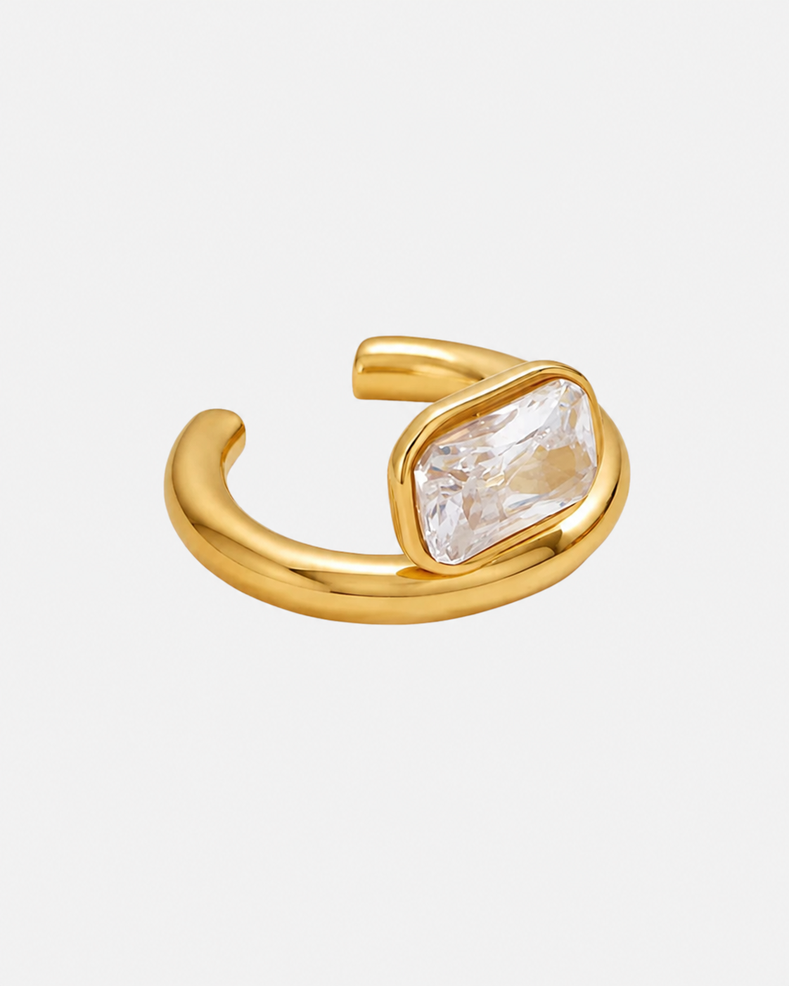 Luna Crystal Earcuff Gold