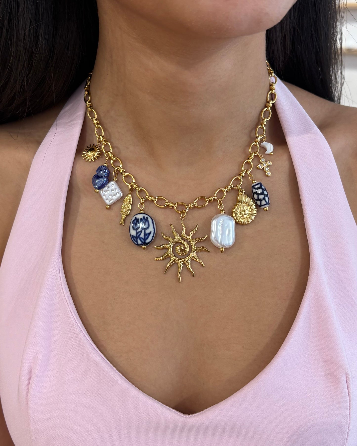 Statement Charm Kette