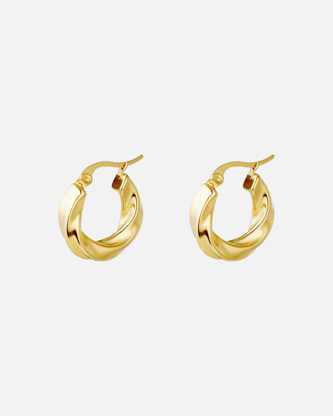 Schlichte Ohrringe - Gold
