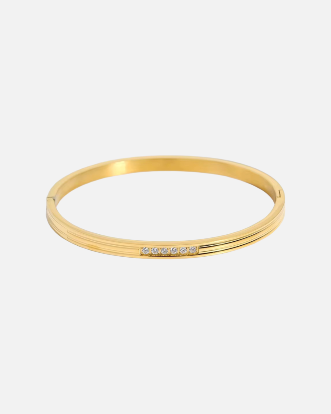 Eleganter Armreif mit kleinen Steinen