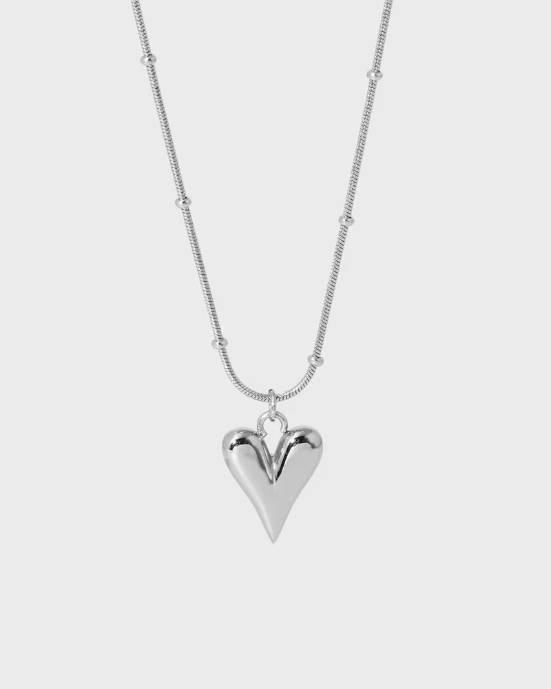 Herzchen Kette - Silber