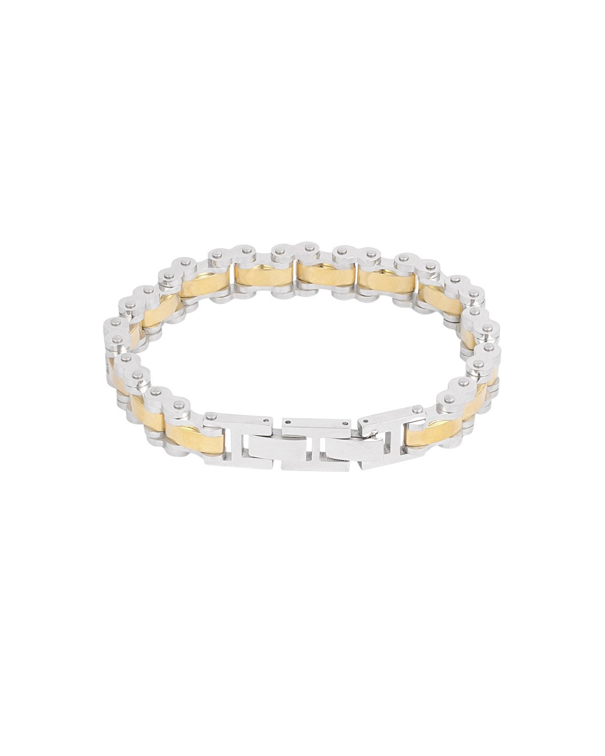 Massiv Armband Herren - Gold & Silber