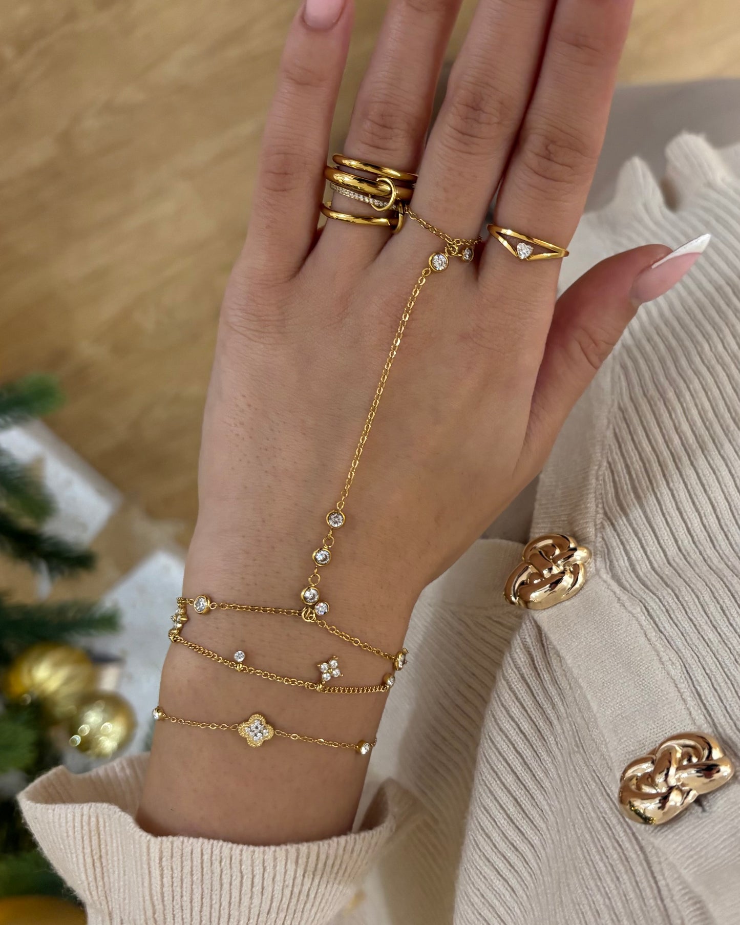 Luna Klee Armband mit Steinen