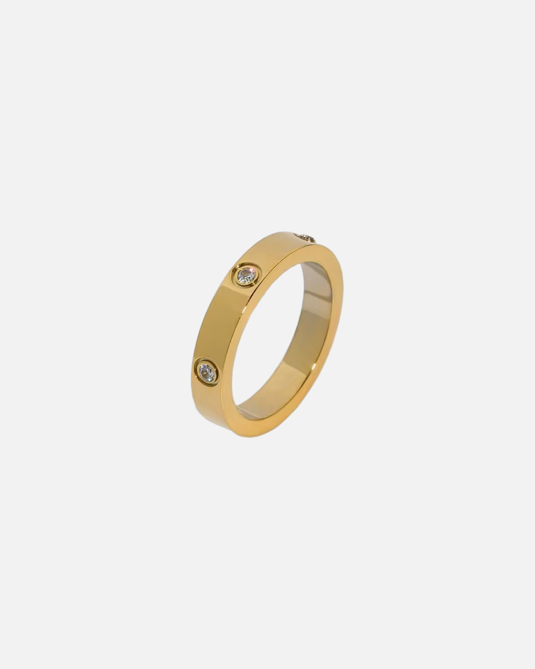 Ring Basic mit Steinen