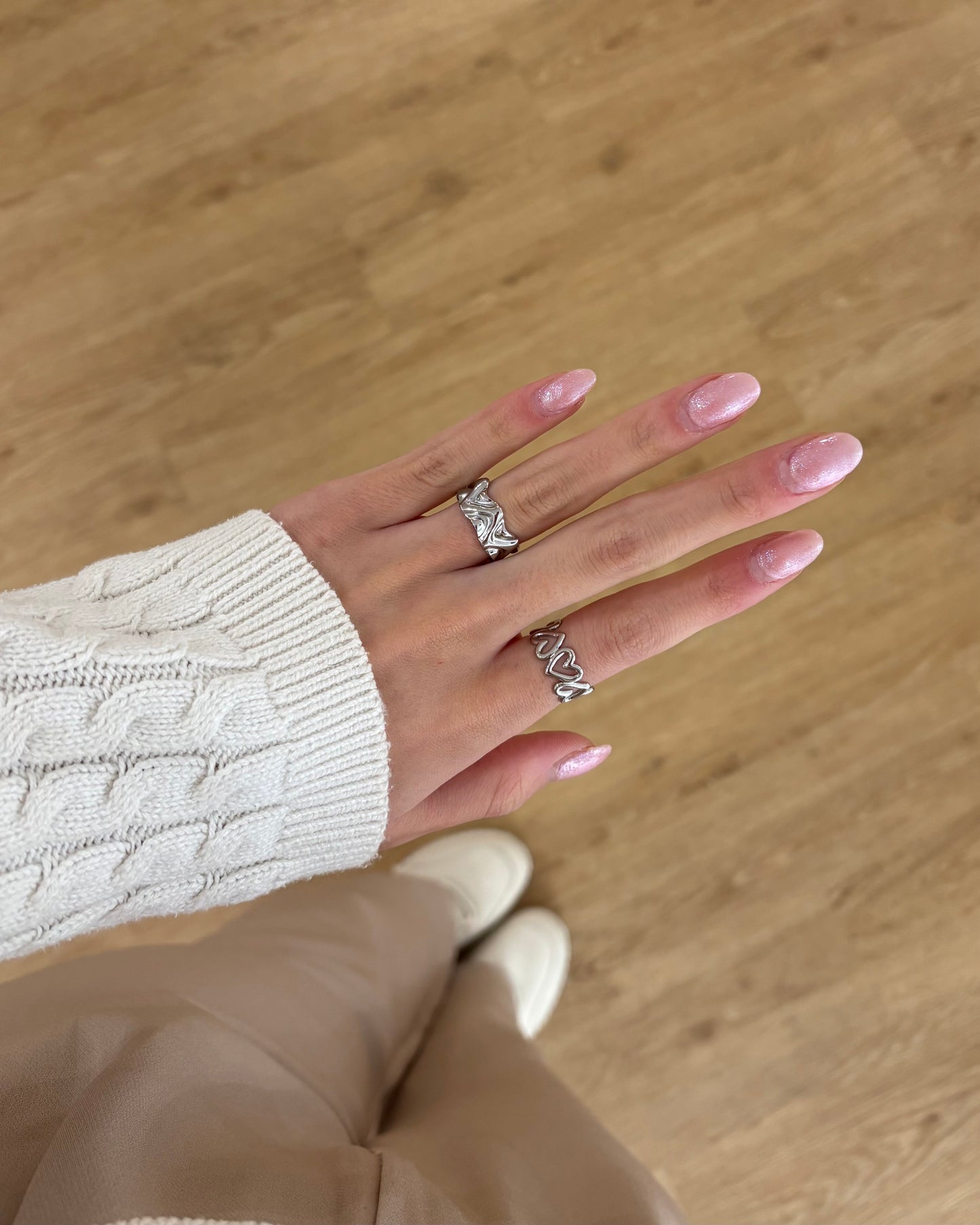 Herzchen Ring - Silber