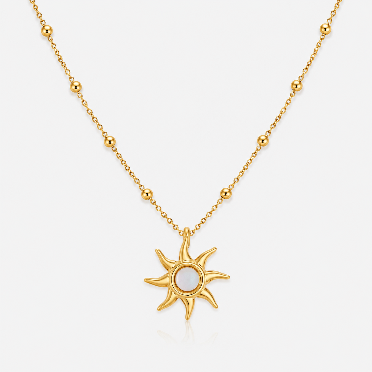 Sun Glow Halskette Gold
