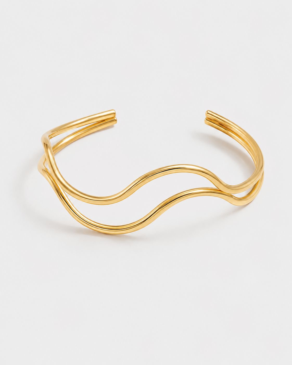 Golden Wave Armreif