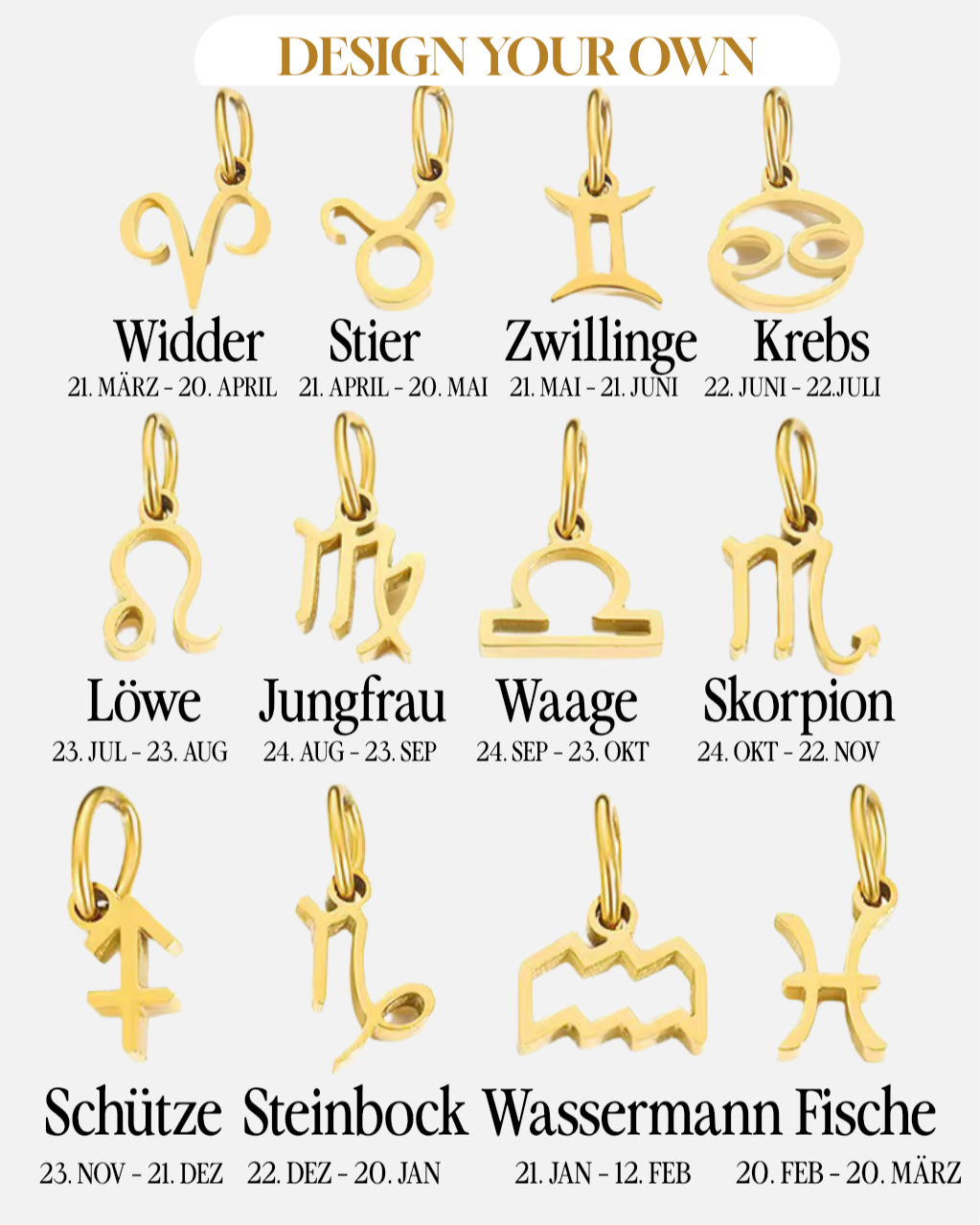Sternzeichen Charm