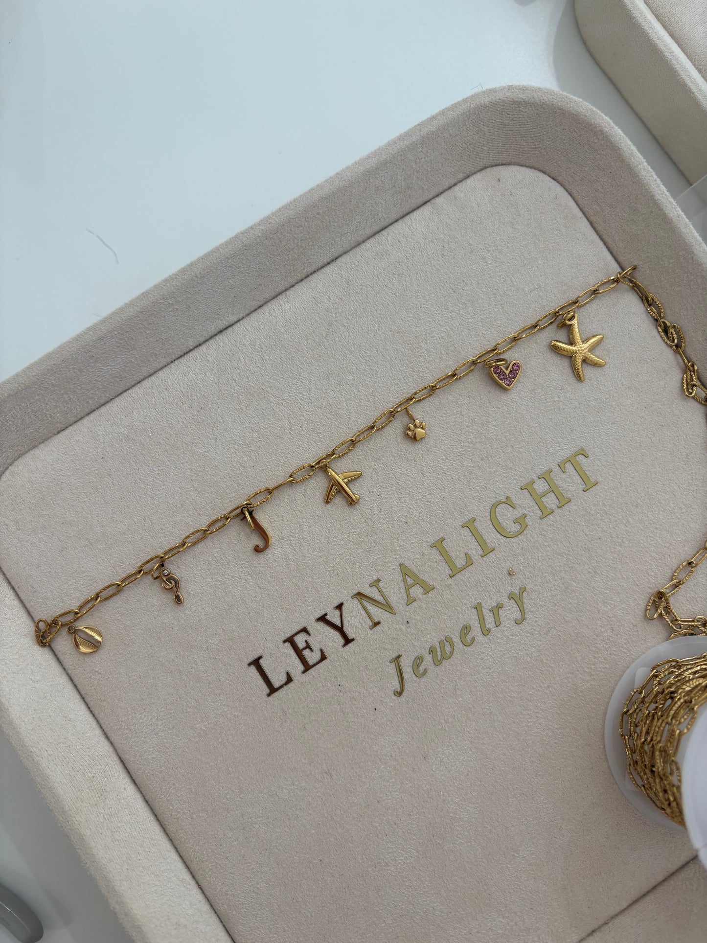 Charm Armband Anfertigung Gold