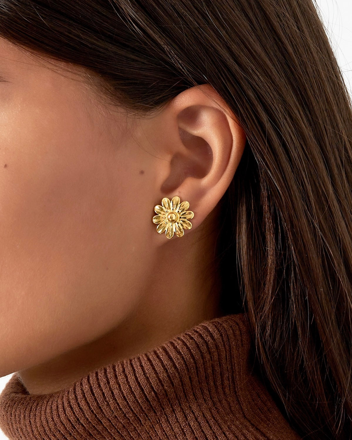 Glücksblume Ohrringe - Gold