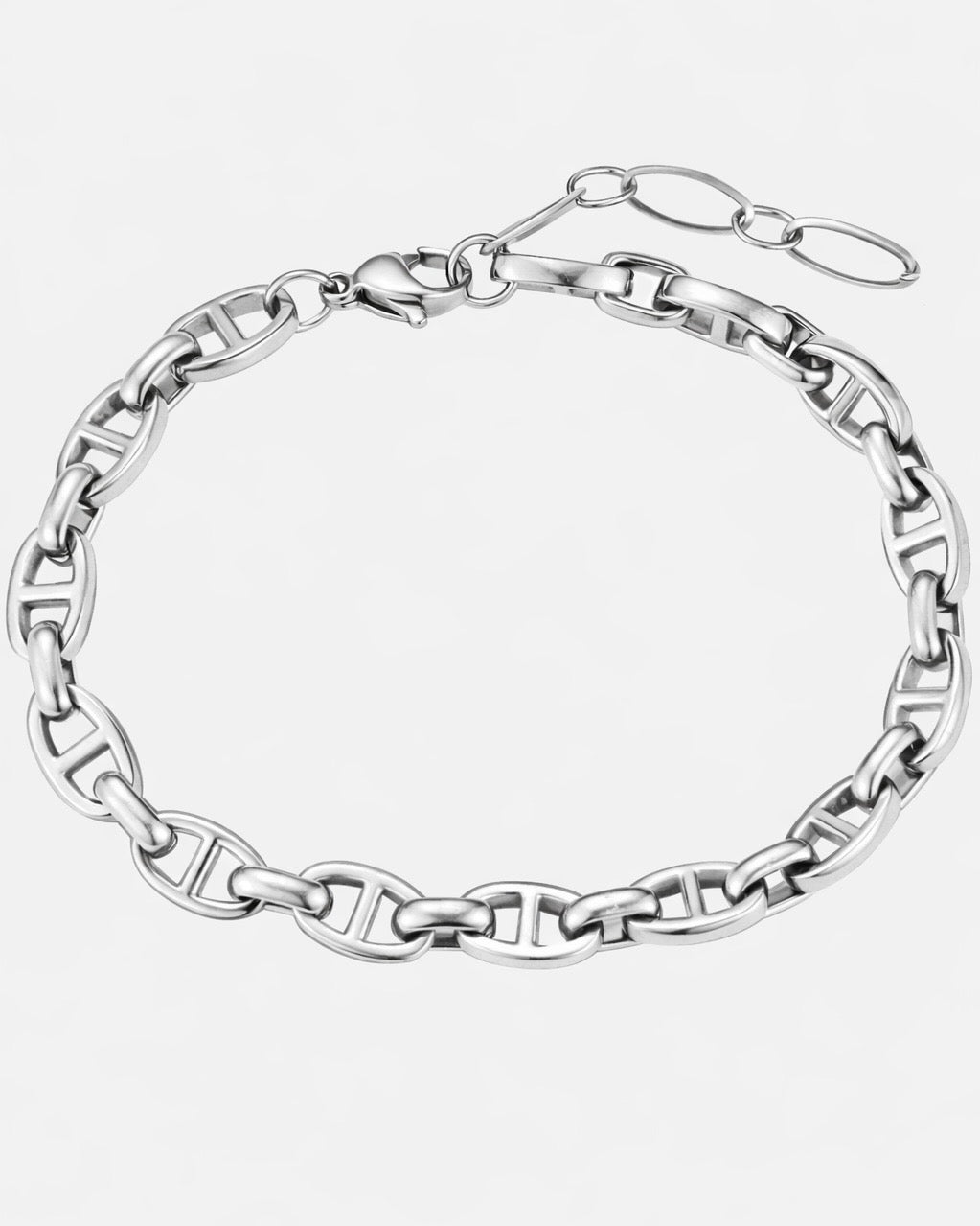 Muster Armband massiv Silber