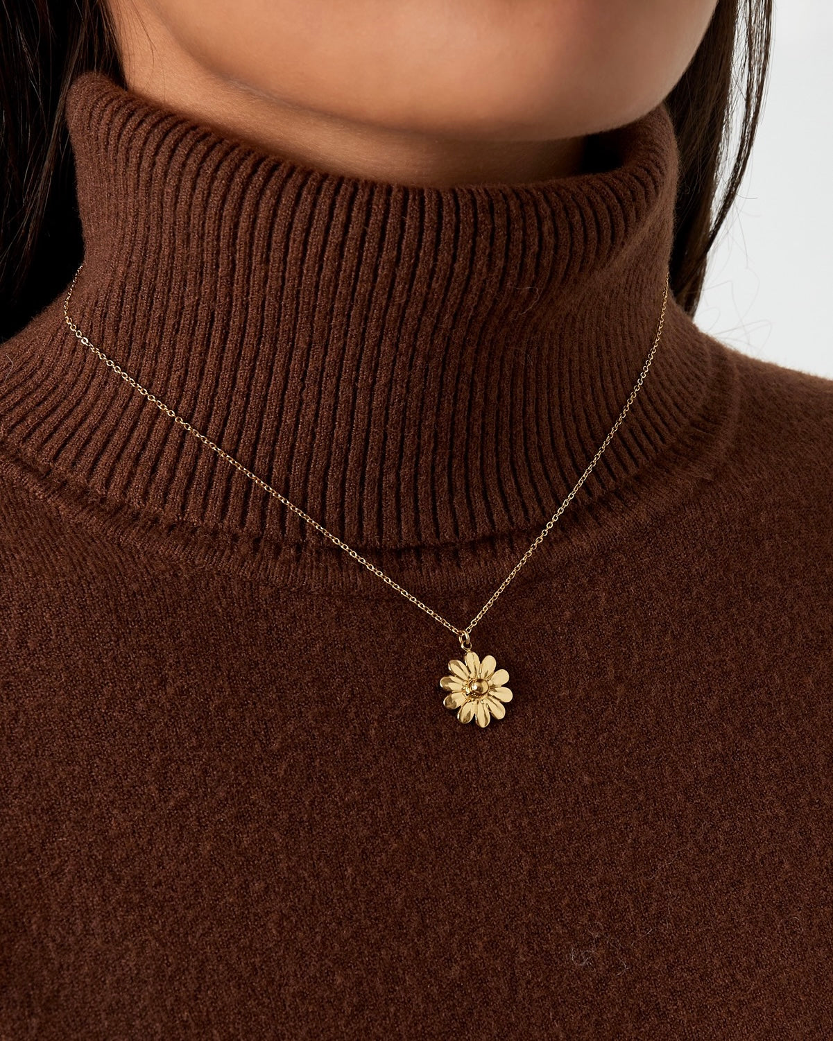 Glücksblume Kette - Gold