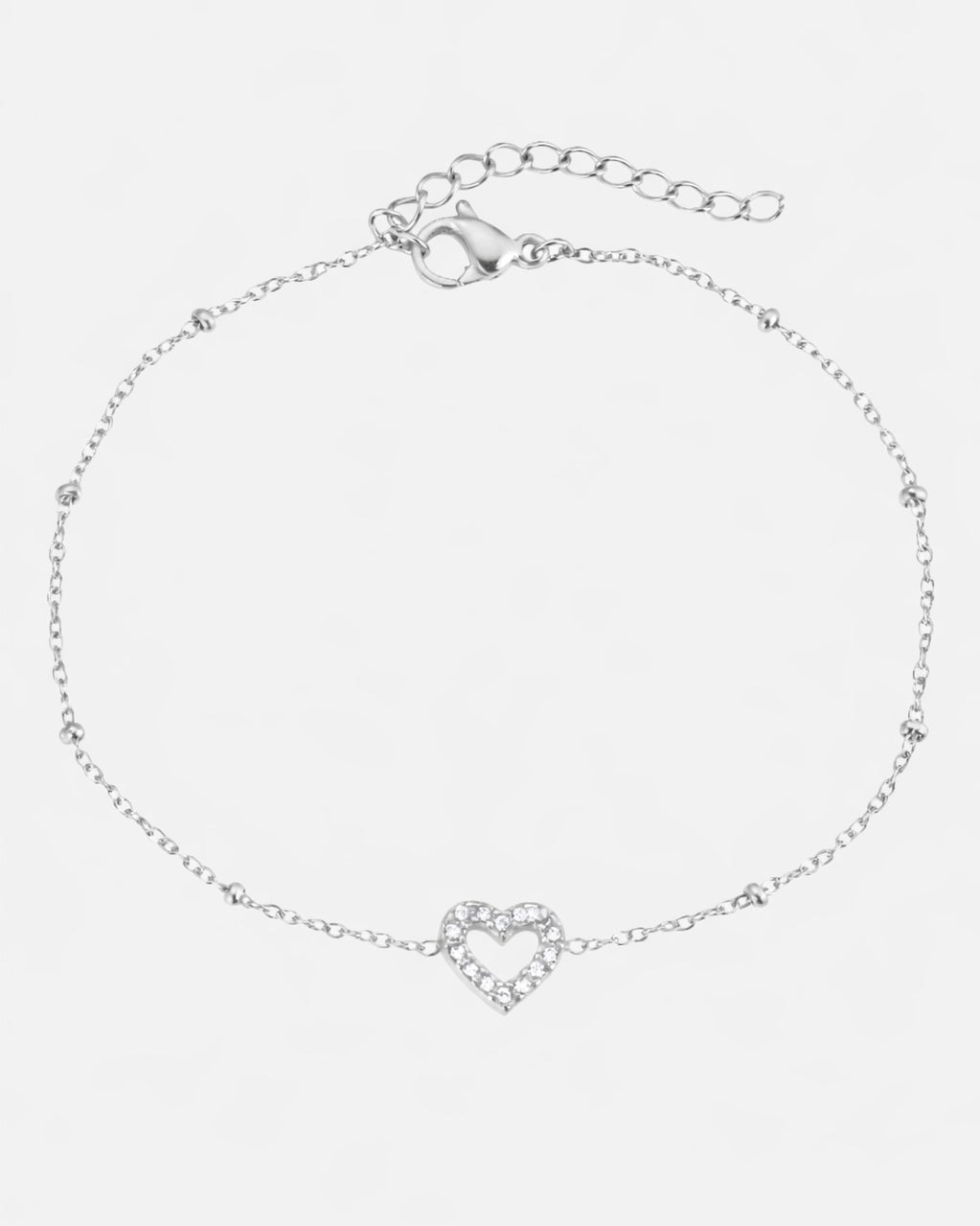 Kleines Herz Armband in Silber