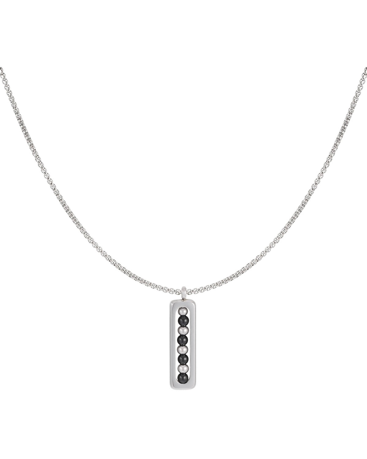 Kette mit Kugeln - schwarz- für Herren