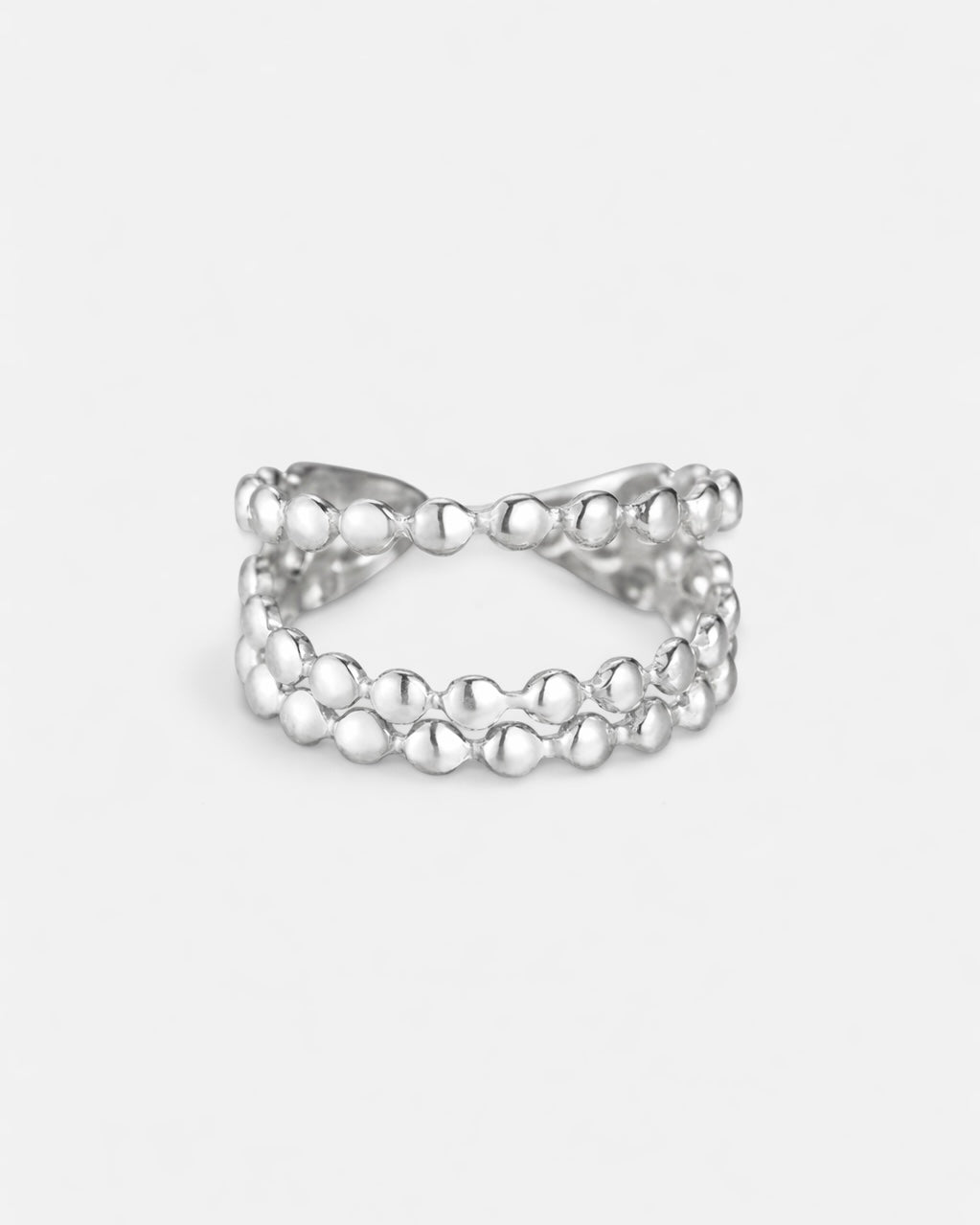 Kleine Kugeln Ring Silber