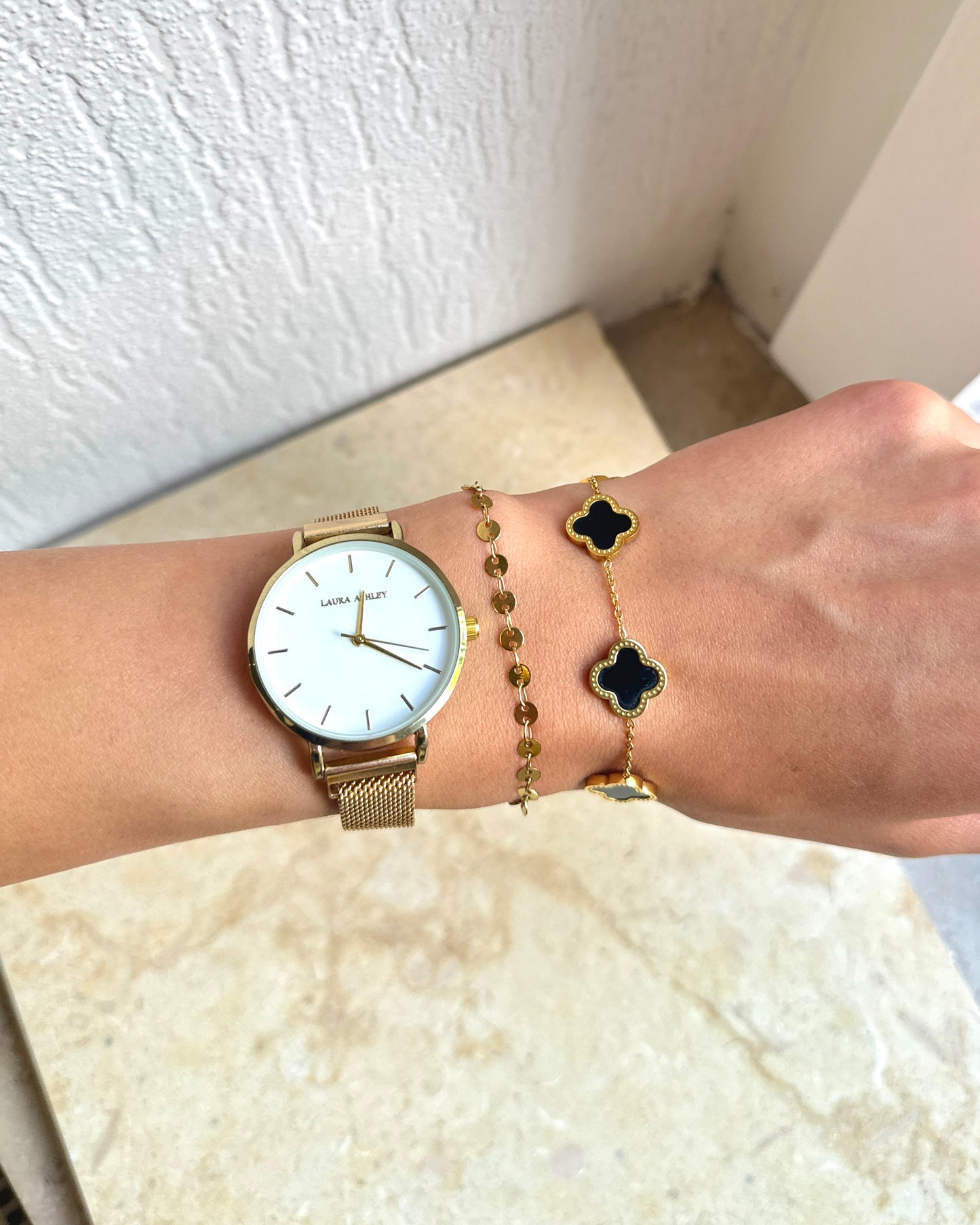 Klee Armband- schwarz