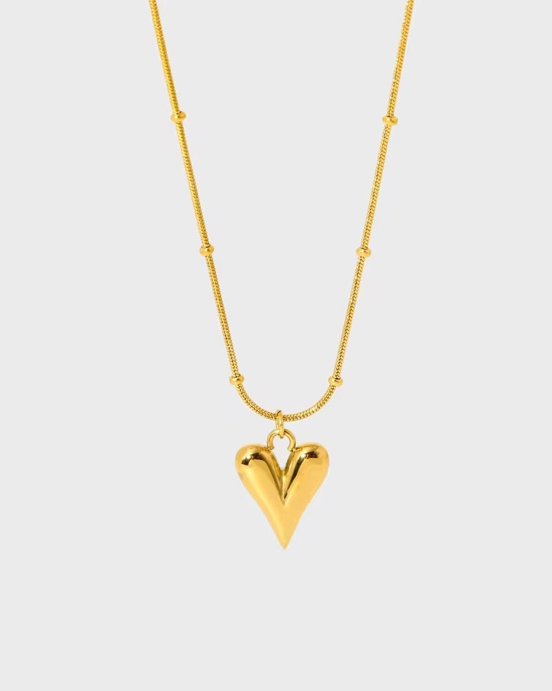 Herzchenkette - Gold