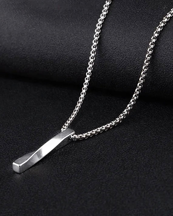 Herren Kette lang Edelstahl