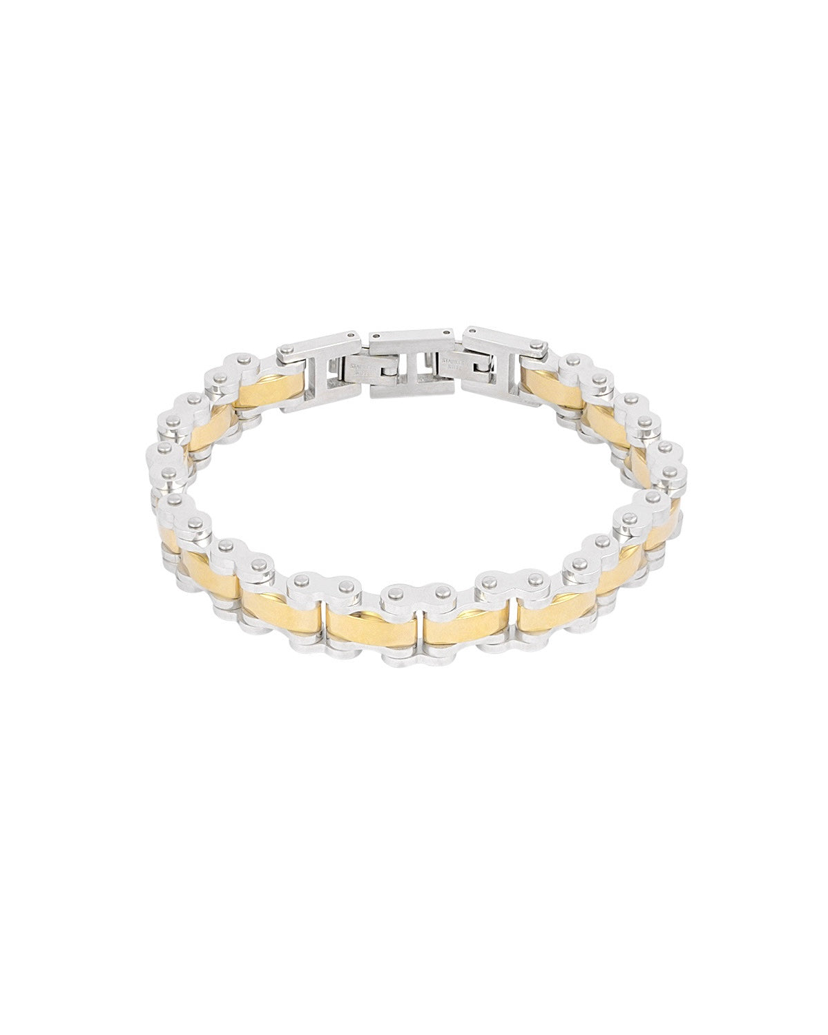Massiv Armband Herren - Gold & Silber