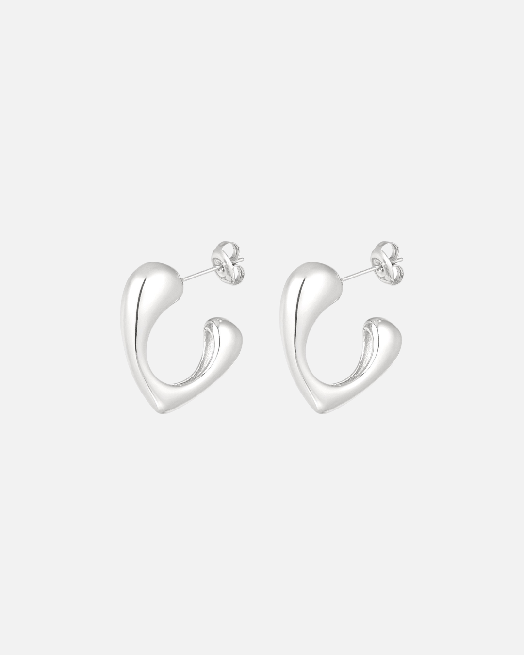 Statement Ohrring - Silber