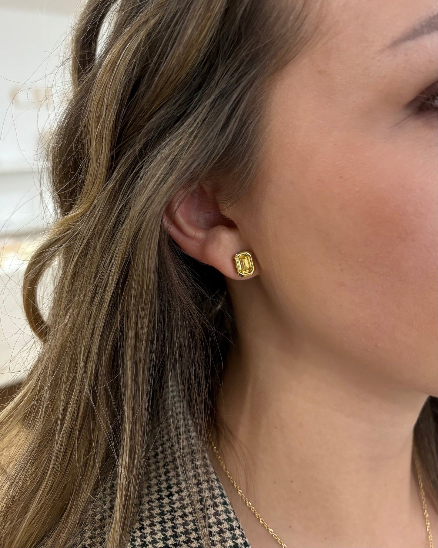 Stecker gelb - Gold