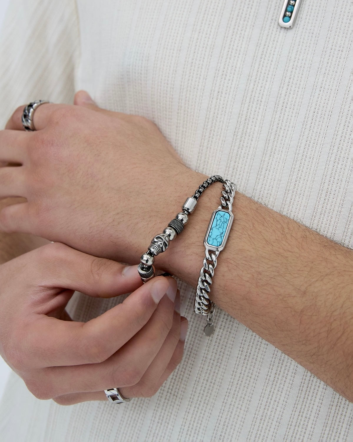 Armband Herren - Türkis