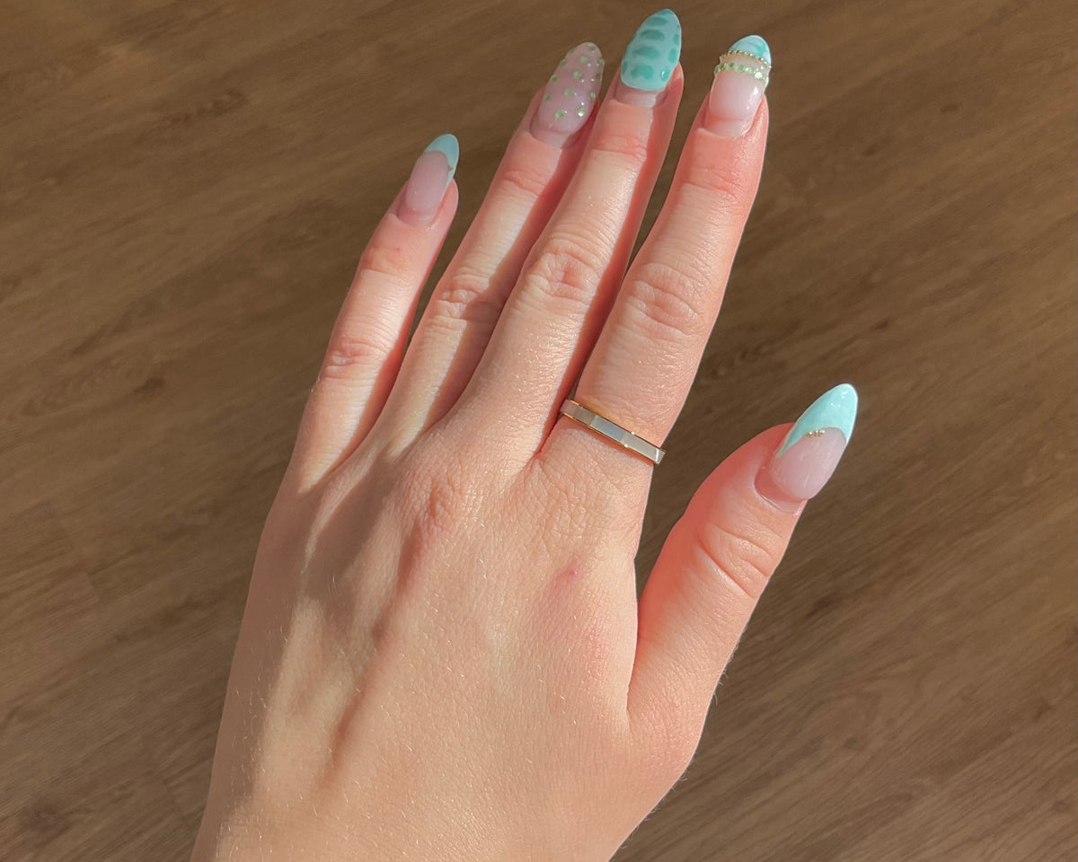 Pearl Blossom Ring Gold