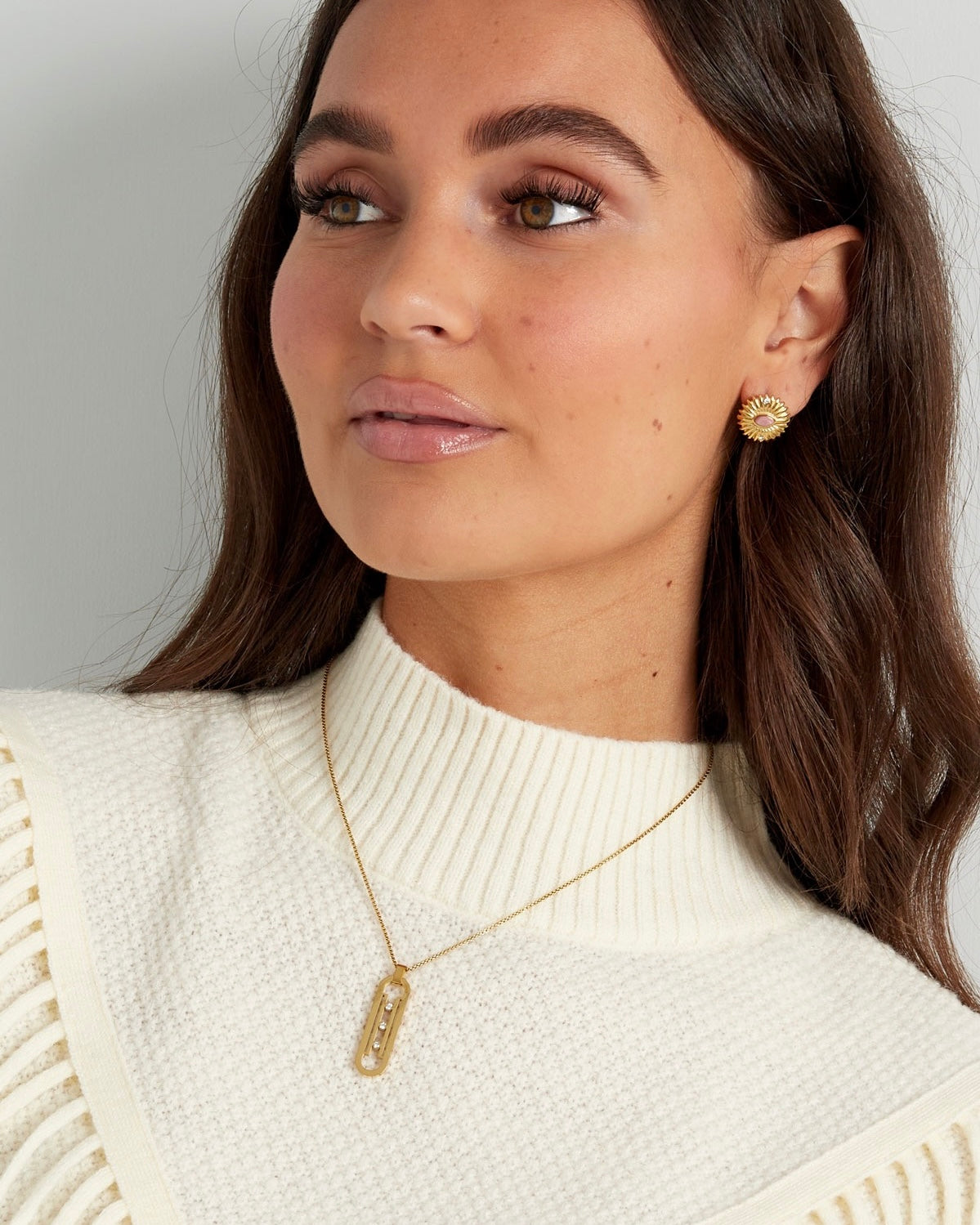 Halskette mit Gliedersteinen