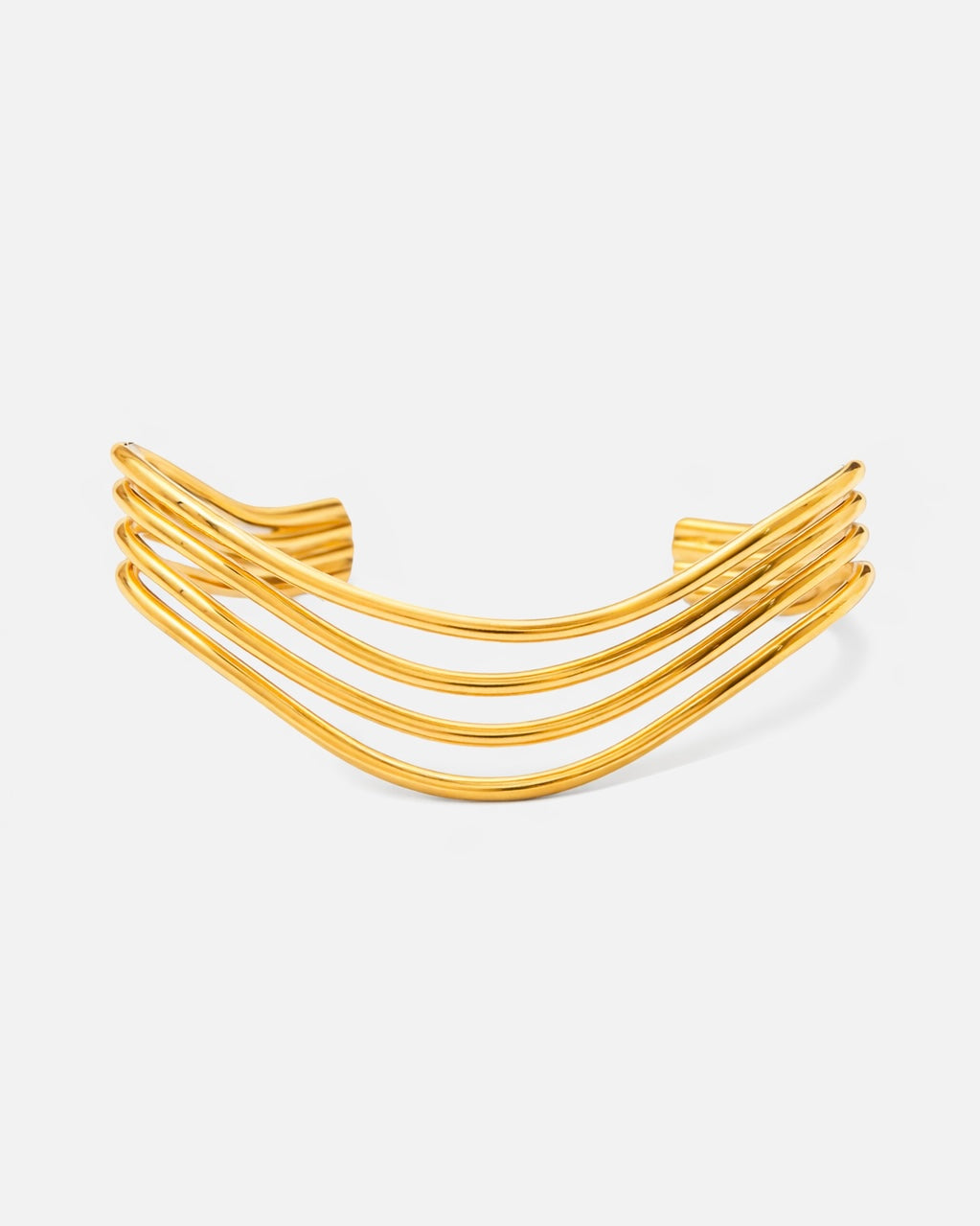 Mehrfach Armreif Gold
