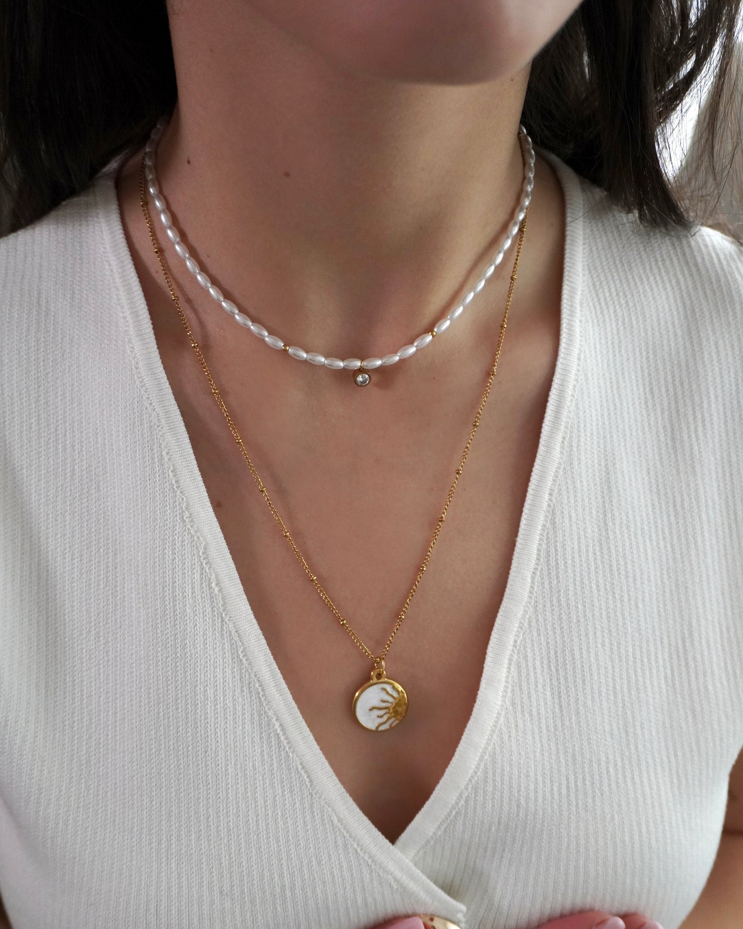 Luminara Pearl Glow Kette