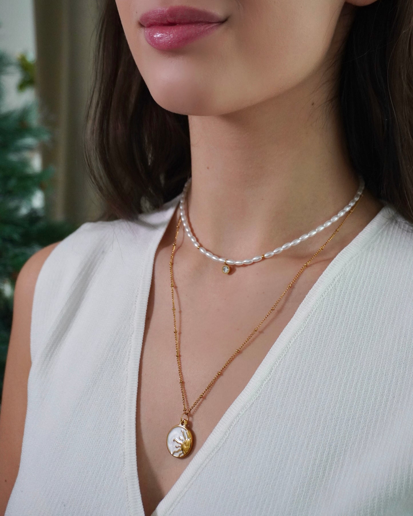 Luminara Pearl Glow Kette