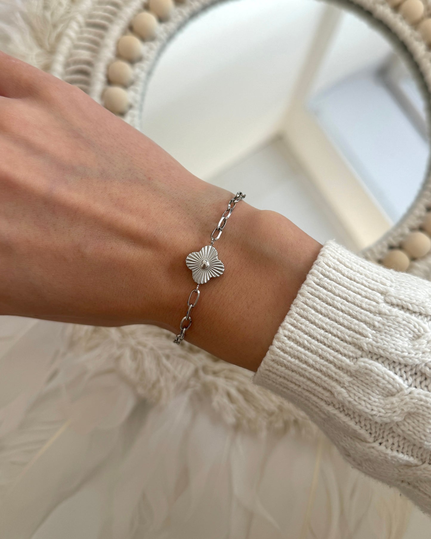 Klee Armband Silber