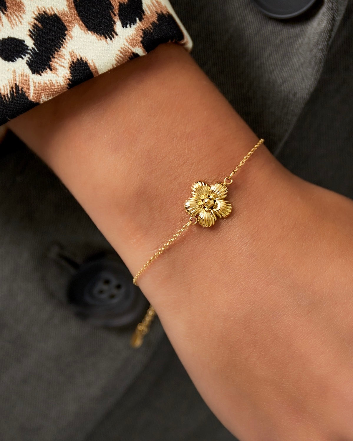 Gänseblümchen Armband Silber
