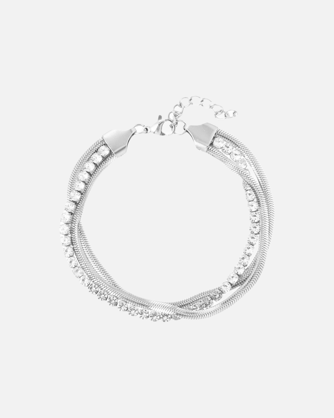 Dreier Armband Silber