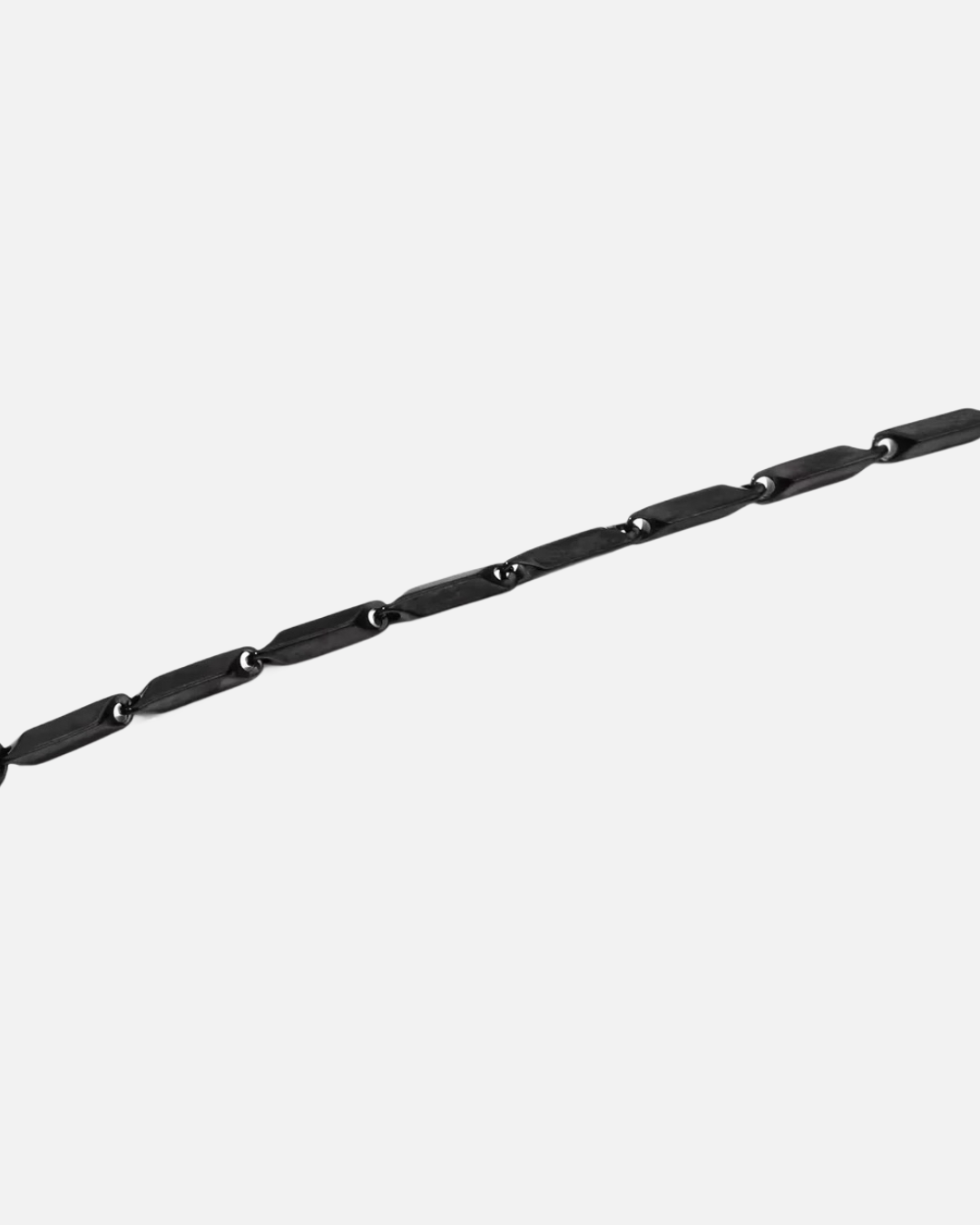 Herren Halskette schwarz 3mm