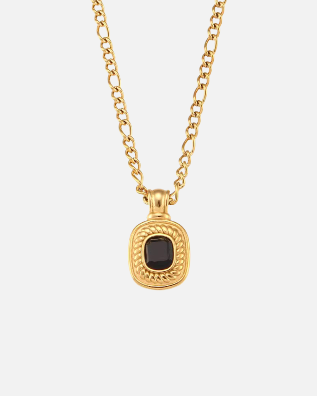 Vintage Kette - schwarz
