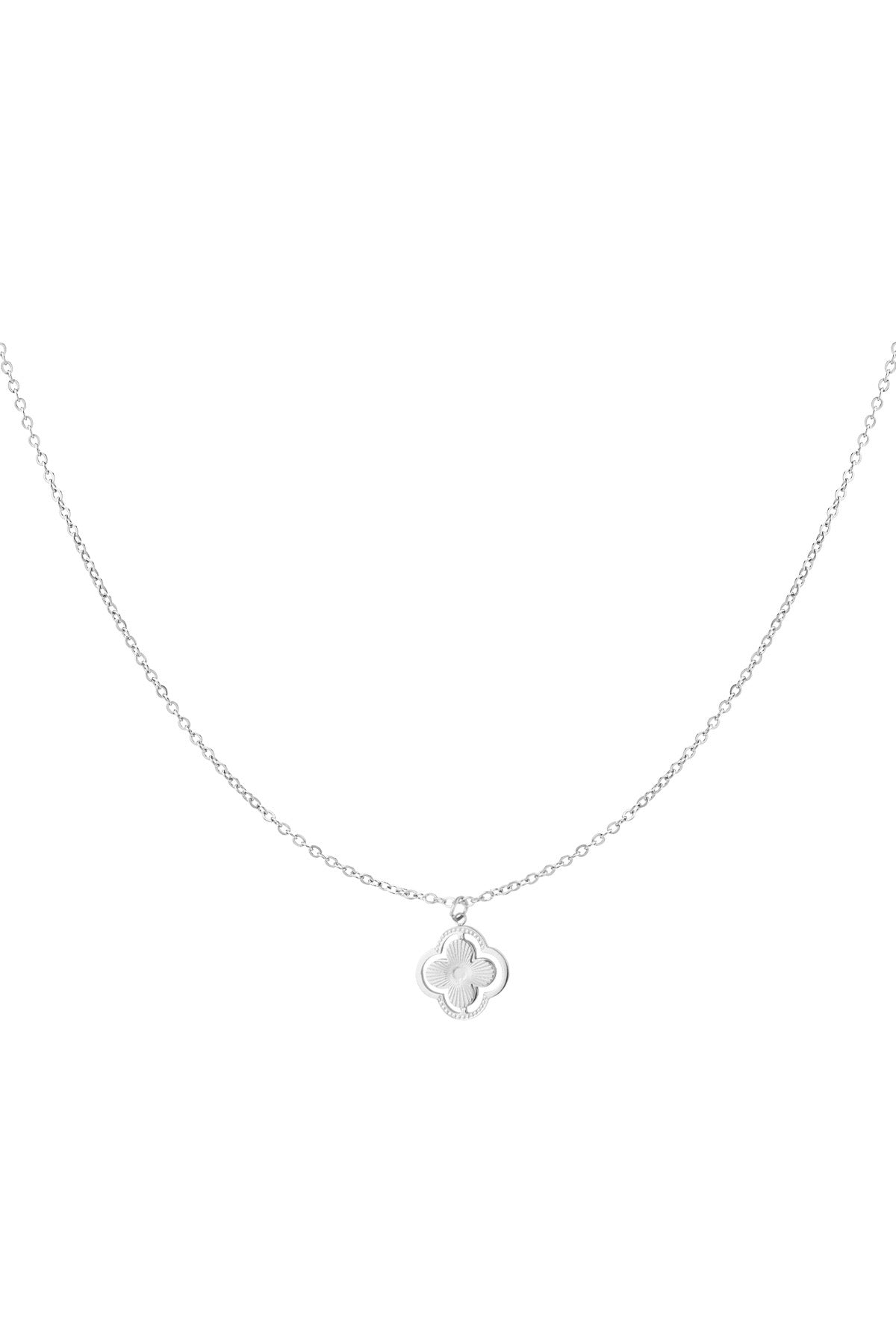 Klee Kette Silber