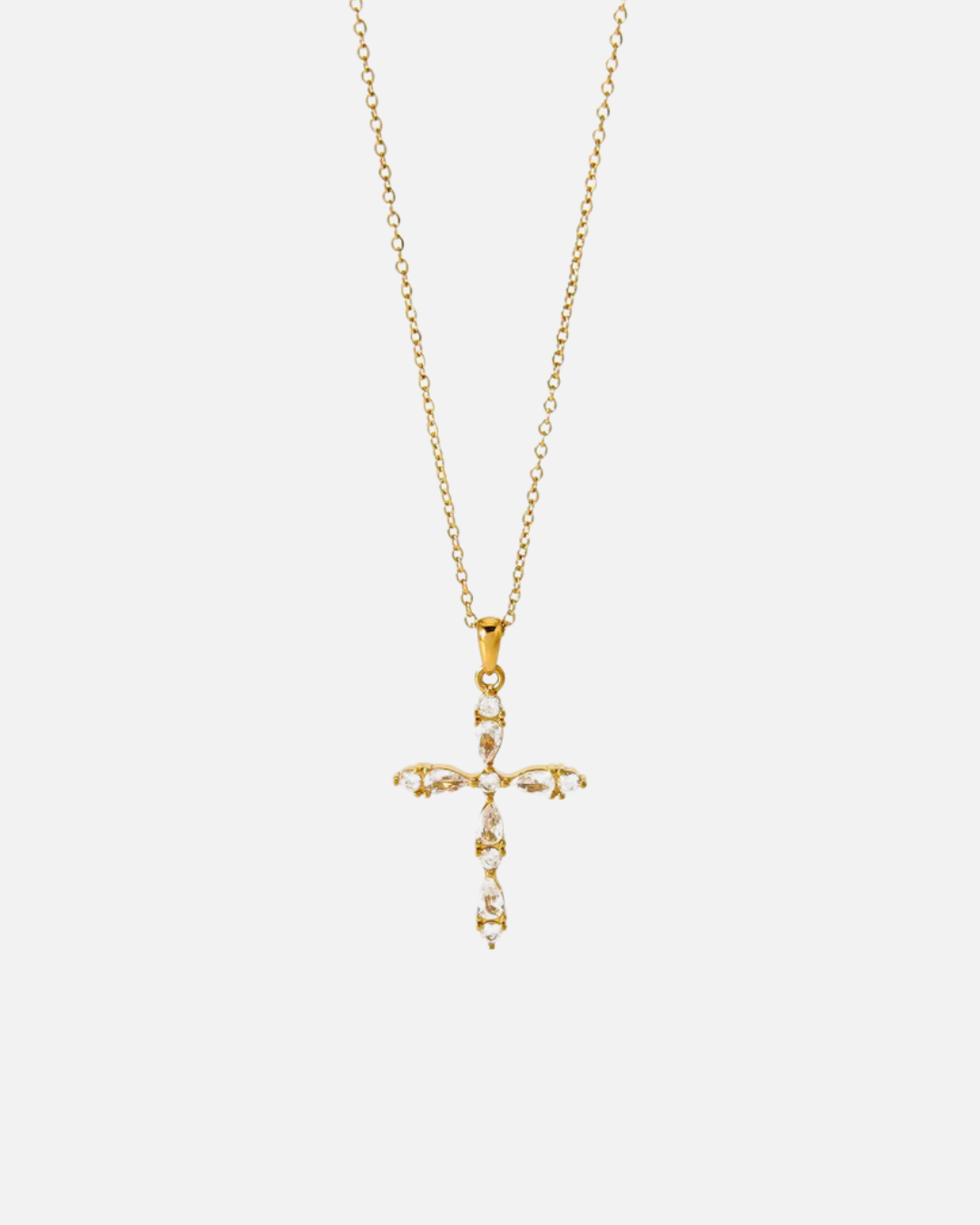 Kreuz Kette Gold