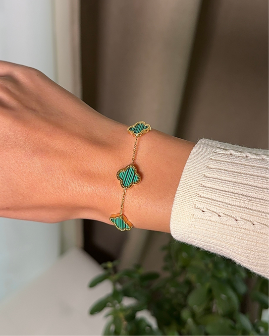 Klee Armband grün