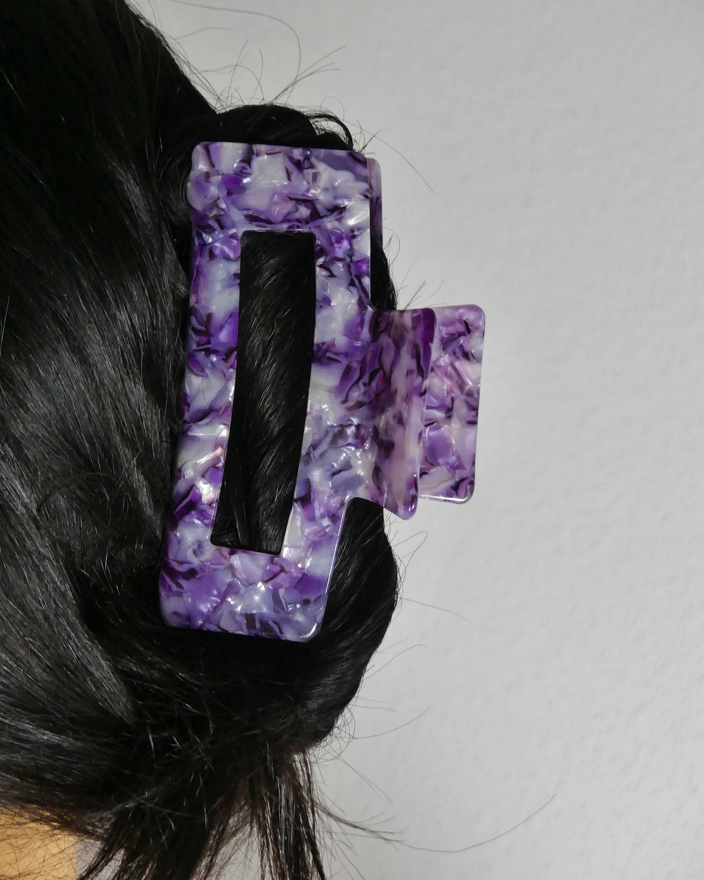 medium hair clip - lila