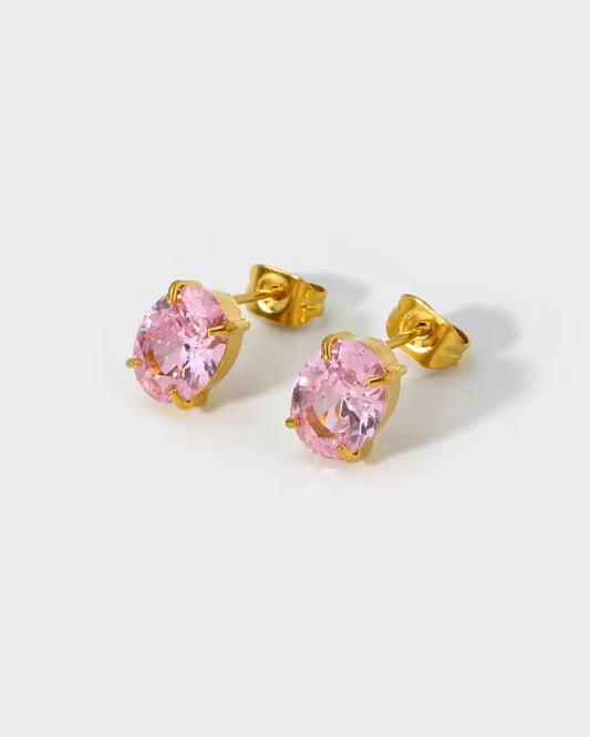 Ohrringe Stecker - rosa
