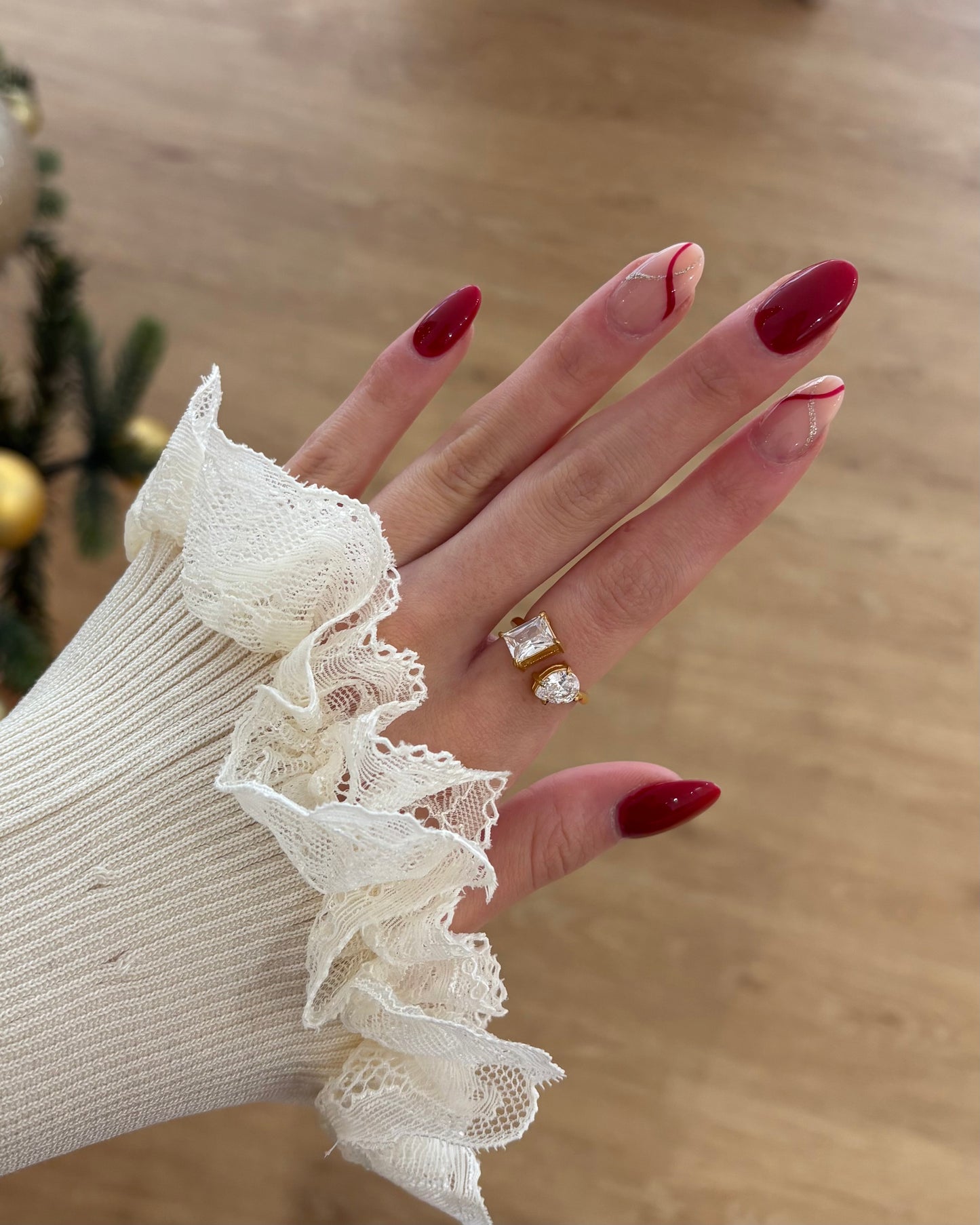 Diamond Ring mir 2 Steinen