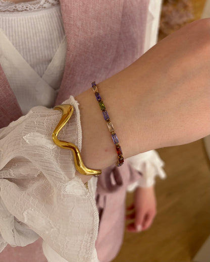Rainbow Glow Armband