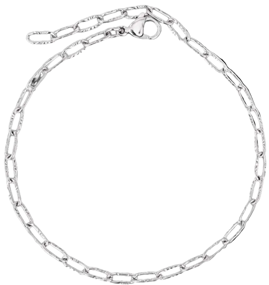 Armband Gerillte Glieder Silber