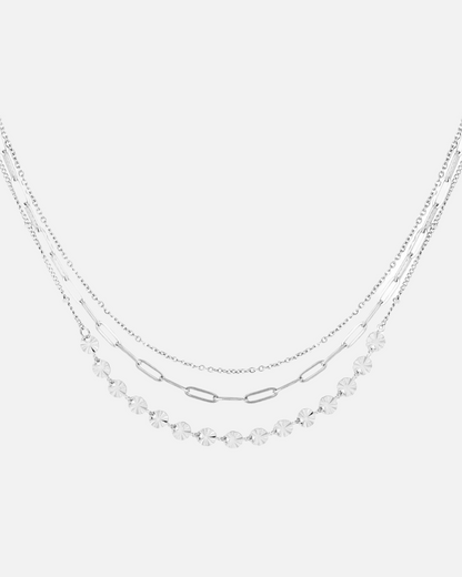 Dreier Kette - Silber