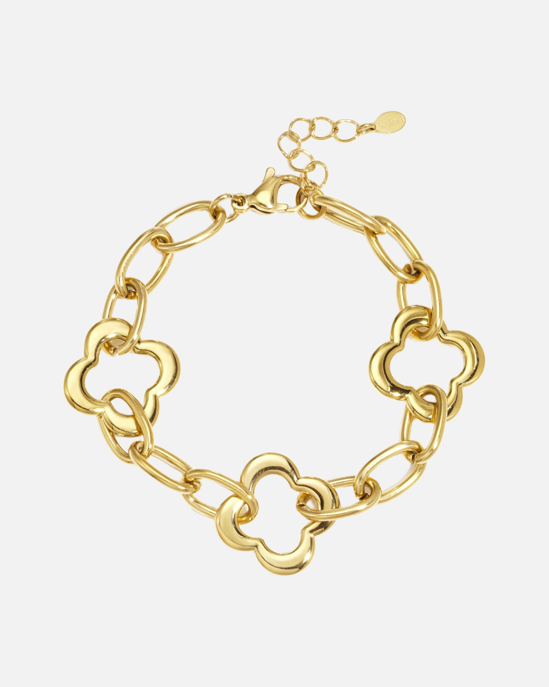 Klee massiv Armband Gold