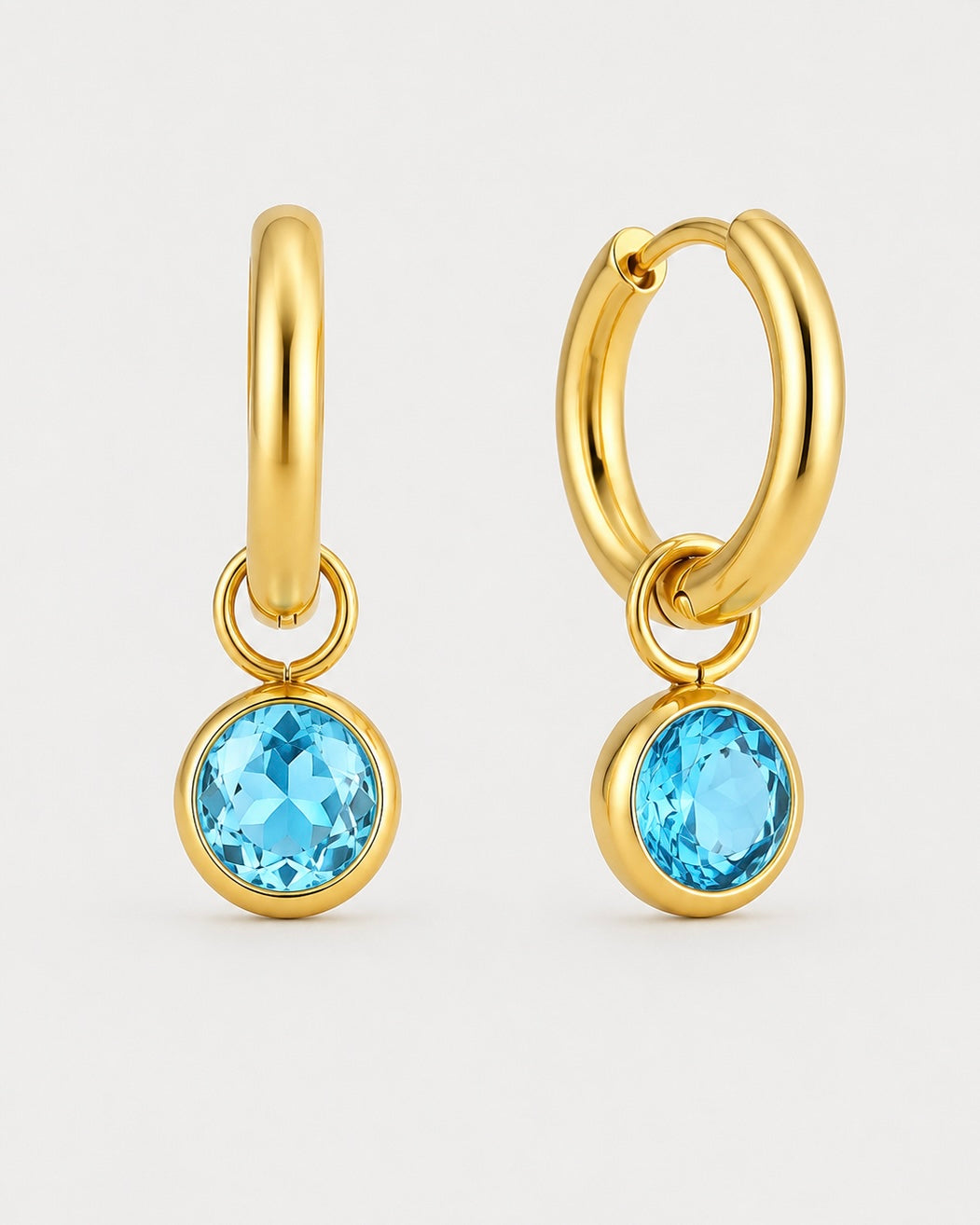 Aqua Shine Creolen Gold