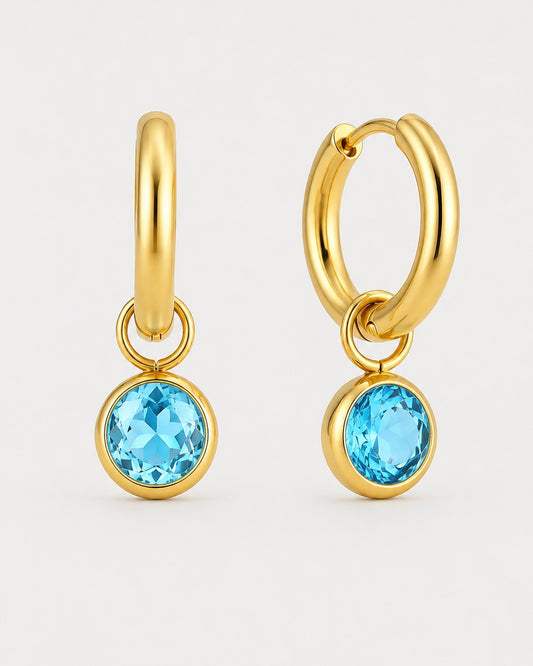 Aqua Shine Creolen Gold