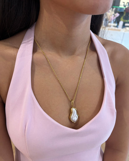 Dani weißer Stein Kette