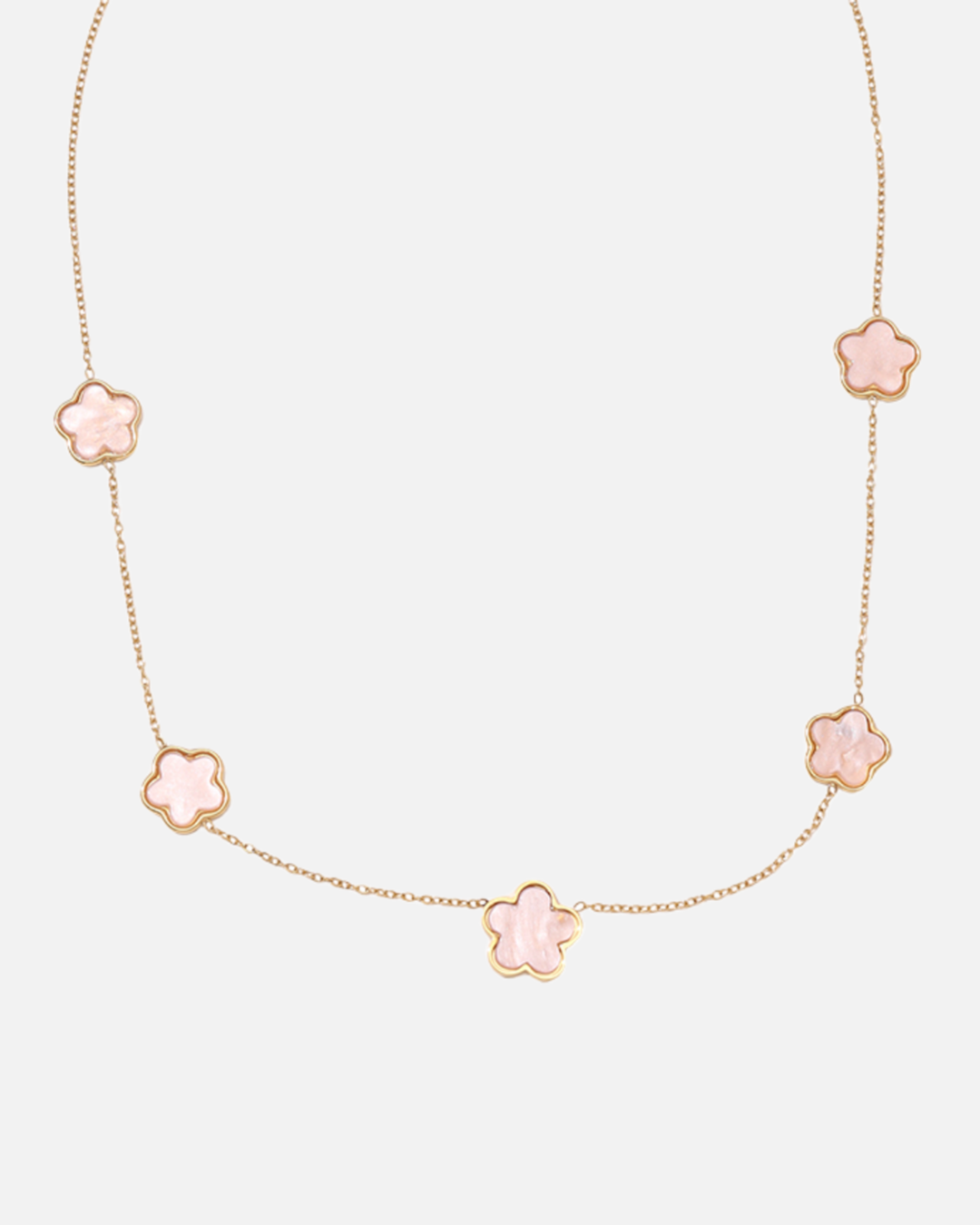 Rosalie Clover Halskette Gold